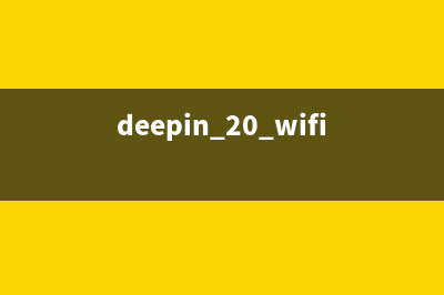 deepin20网关地址怎么设置? deepin修改网关地址的方法(deepin 20 wifi)