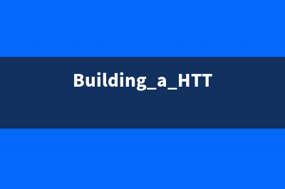 Building a HTTP Proxy