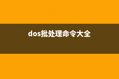 DOS批处理高级教程 第四章 批处理中的变量(dosbox批处理)