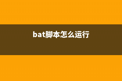 bat脚本显示本机IP地址的两种方法(内网ip)(bat脚本怎么运行)